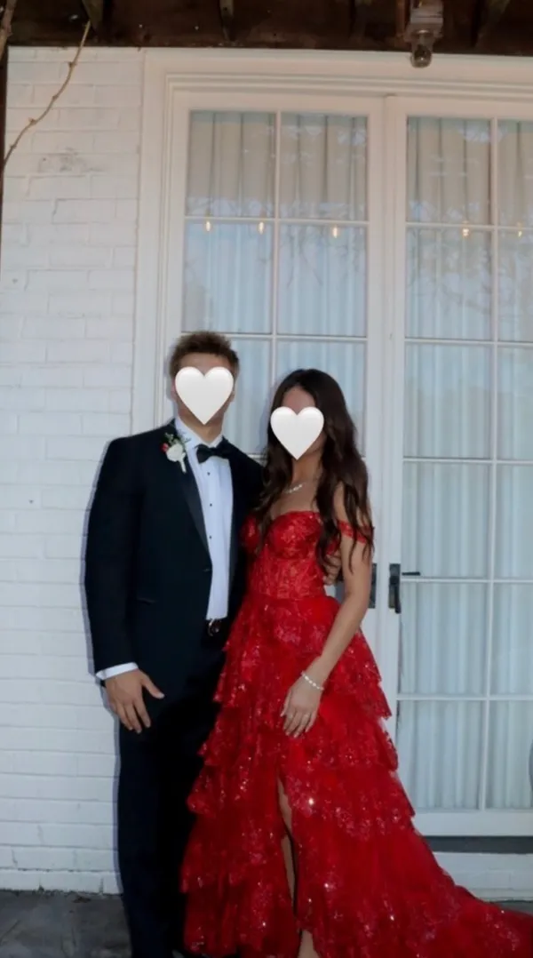 Sherri Hill 55500 Red Dress - Image 2