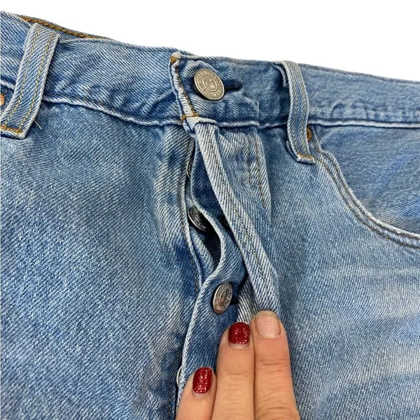 501 Jean Shorts Levi’s Button Fly - Image 6