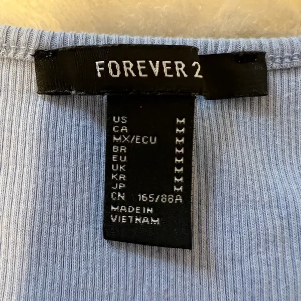 Forever 21 Light blue tank - Image 3