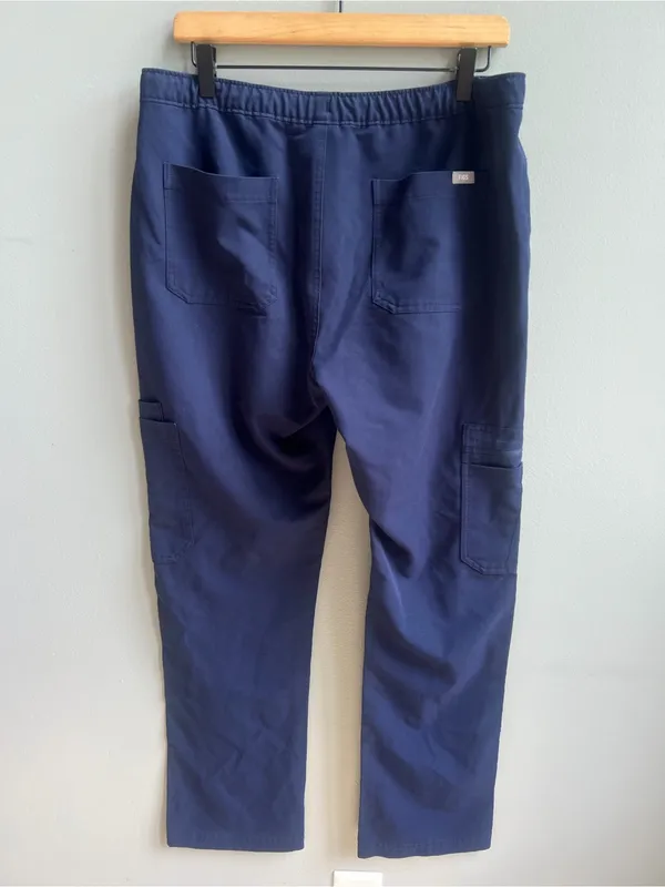 Figs Technical Collection Scrubs Navy Pants Style TM3001 Cairo Cargo Size Medium - Image 6