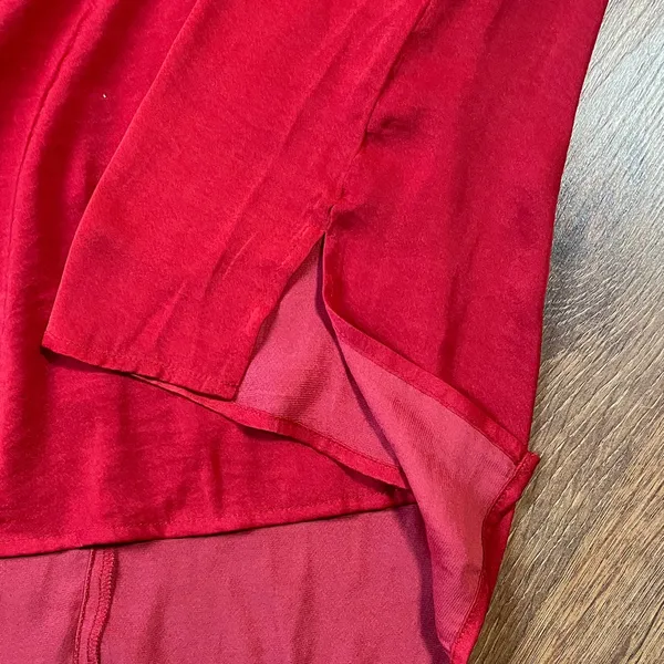 Elegant Red Tie Back Sleeveless Dress - Image 6