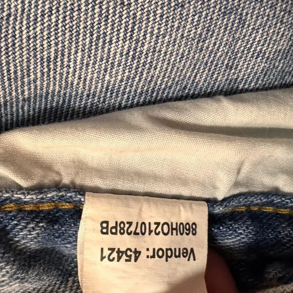 Pacsun‎ Playboy Jeans Womens 22 Blue Denim Straight High Rise Rainbow Bunny - Image 8