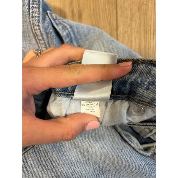 Old Navy OG Straight High Rise Light Wash Teagan Jeans Womens 10 Secret‎ Slim - Image 5