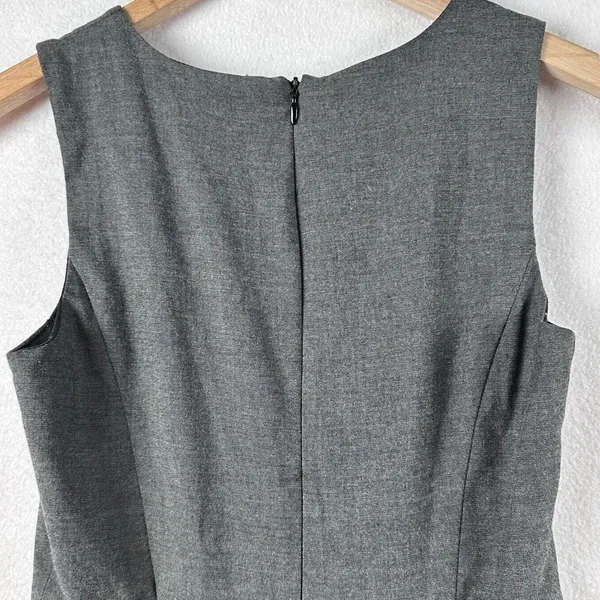 Zara Basic Jumper Dress Sz XS Gathered Waist School Girl Academia Minimalist‎ - Image 3