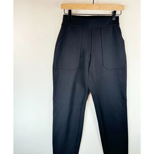 Spanx Women Pants Black The Perfect Jogger Utility Elastic Waist Pull On Size XS - Image 4