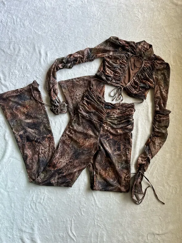 Outcast Clothing Palmer Top & Palmer Pants Winter Solstice Set - Image 7
