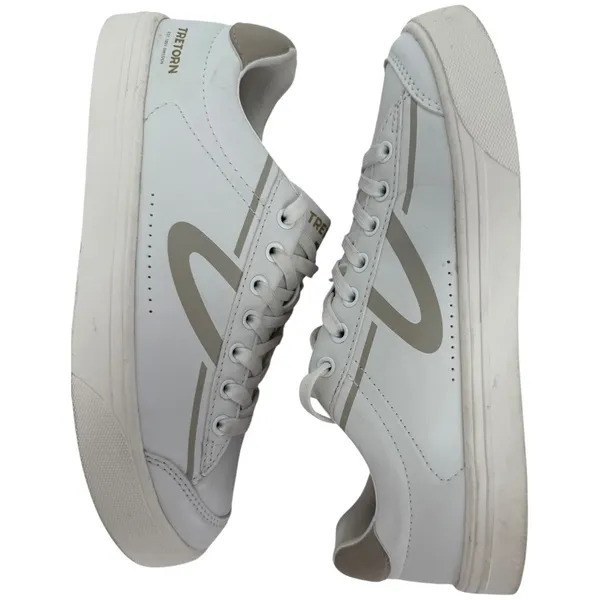 Tretorn Women's Serve‎ Sneakers Size 8M White Faux Leather Casual Shoes - Image 12