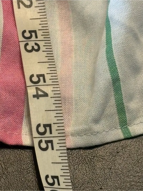 crown & ivy Pastel Striped Sleeveless Tiered Maxi Dress size XL NWT - Image 13