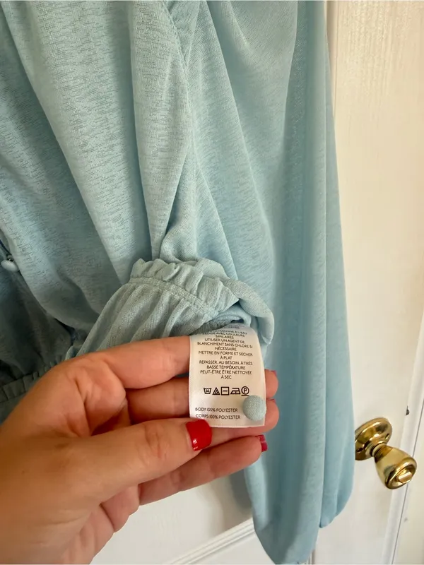Anthropologie Long-Sleeve Femme Ruched Cropped Top - Image 5