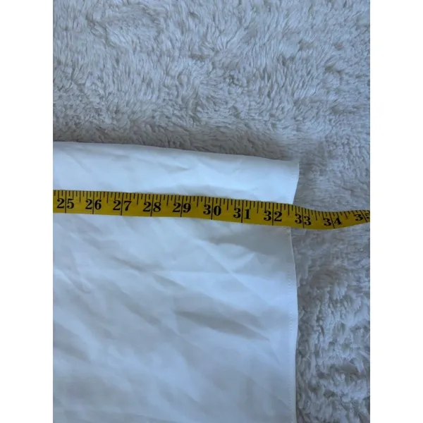 Lulus Blissfully Beaming White Sleeveless Bow Mini Dress Size medium Bridal Sexy - Image 8