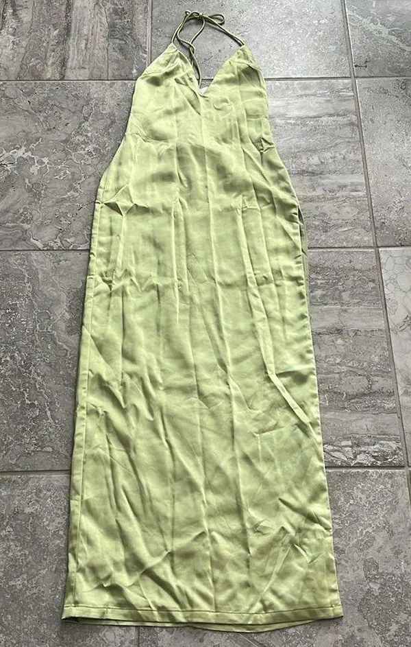 Revolve x More to Come Regina Maxi Dress in Green, Size XS New w/Tag - Image 5