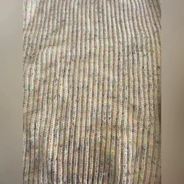FREE PEOPLE Leo Tunic Sweater XS‎ $168 Retail Oversized Yellow Multicolored NWOT - Image 8