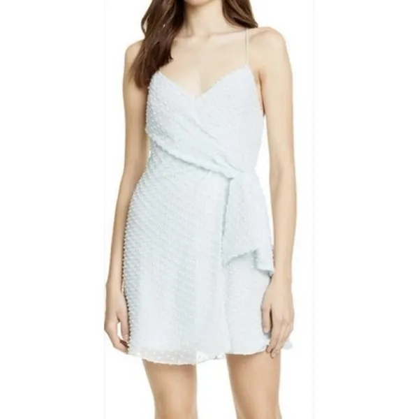 Alice & Olivia‎ 2 Dress Silk Katie Tie Mini Swiss Dot Flo Fulton Bold Beautiful - Image 2