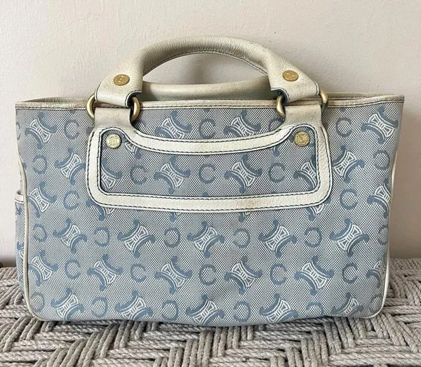 Celine Macadam Boogie Sky Handbag - Image 3