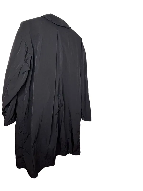 LAB Oversized Long Coat Jacket Black BLK Men's Size M NWT - Image 11