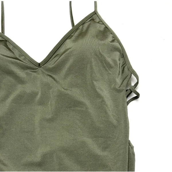 NWT Abercrombie Original Cheeky lace up tie sides one piece swimsuit size XL NEW - Image 3
