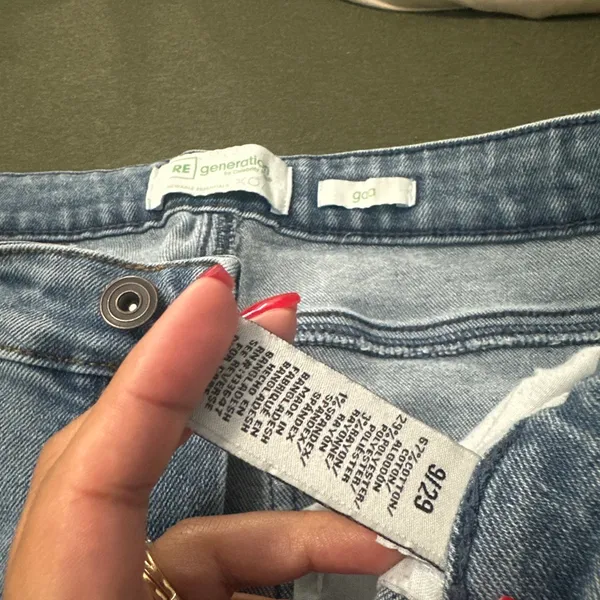 Women’s blue denim relaxed fit - Image 3