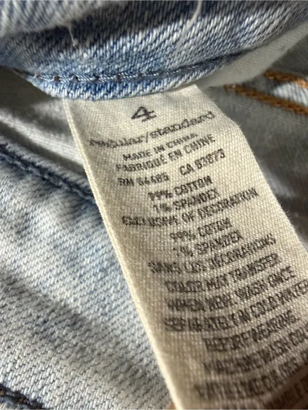 American Eagle Outfitters Light Blue Stretch Skinny Jeans - Image 4