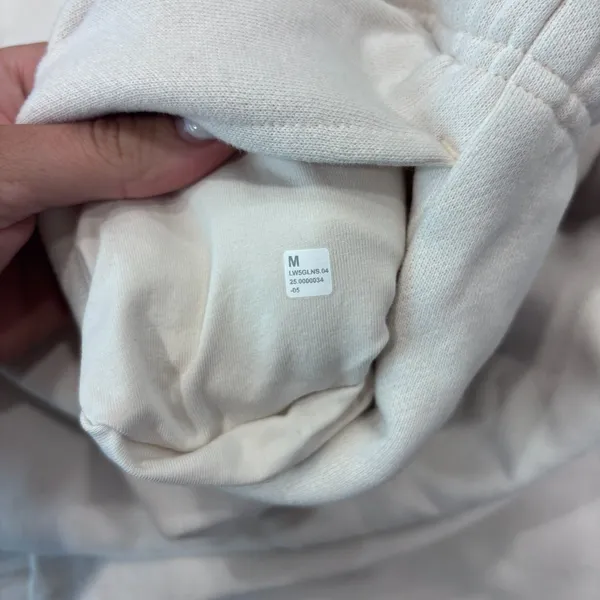 Lululemon Scuba Mid-Rise Oversized Jogger Regular IBone Ivory Size Medium W5GLNS - Image 7