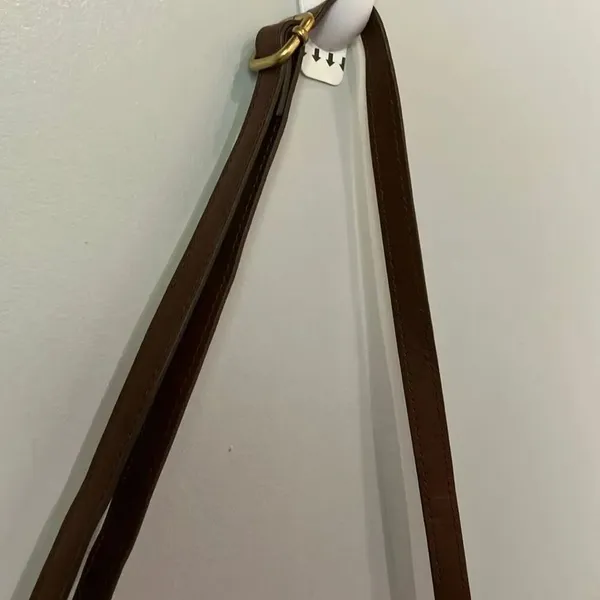 Fossil Cowhide Leather Black And Brown Shoulder Crossbody bag #768 - Image 4