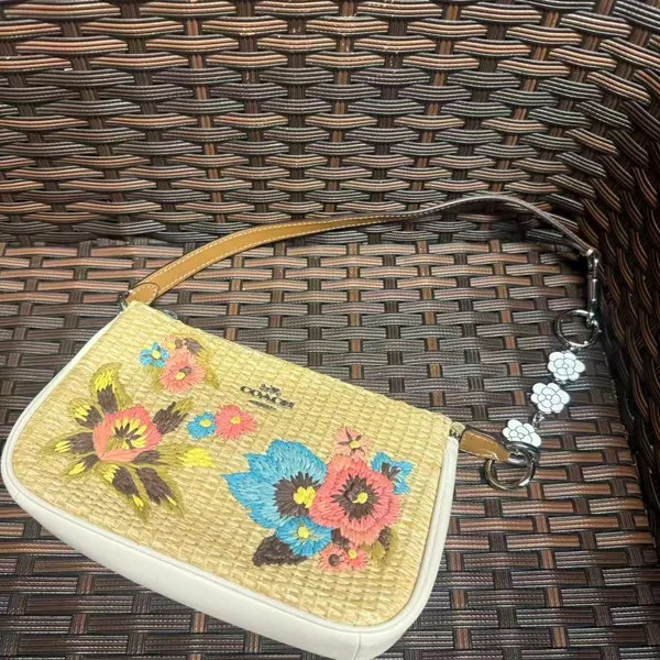 Coach Nolita 19 With Floral Embroidery cj724 - Image 5