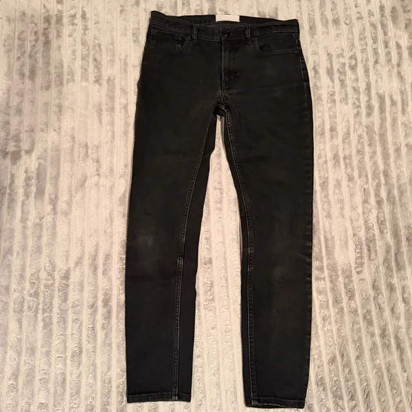 Everlane Womens Skinny Jeans Washed Black Stretch Denim Size‎ 28 Regular - Image 2