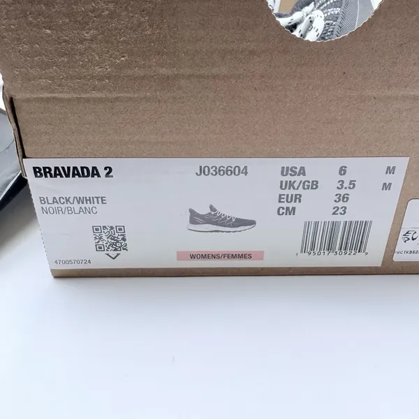 Merrell Bravada 2‎ Hiking Shoes J036604 Women's 6 Black/White Quantum Grip - Image 11