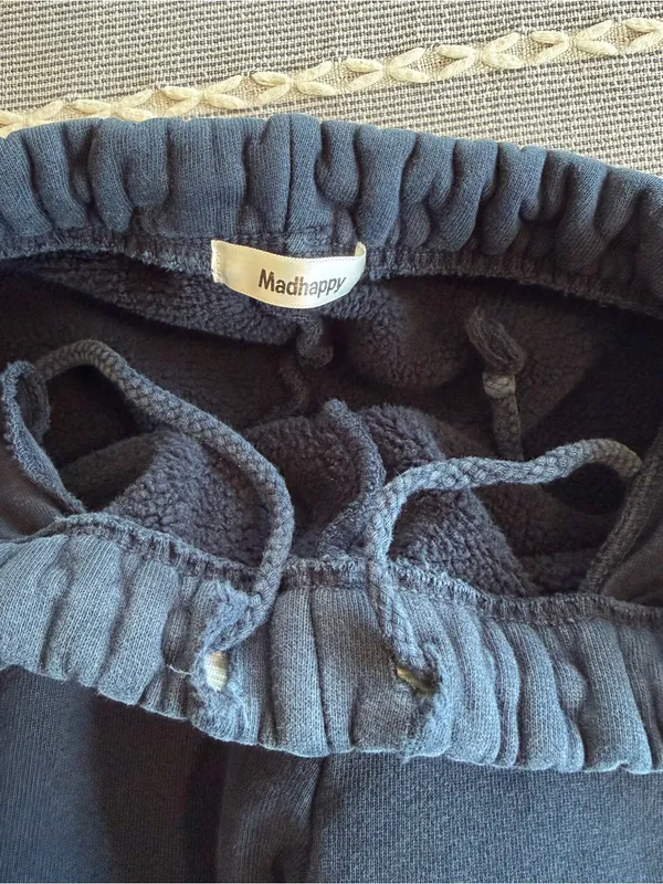 Madhappy Outdoors Sweatpants Heavyweight Women’s Size Small Relaxed Navy - Image 6