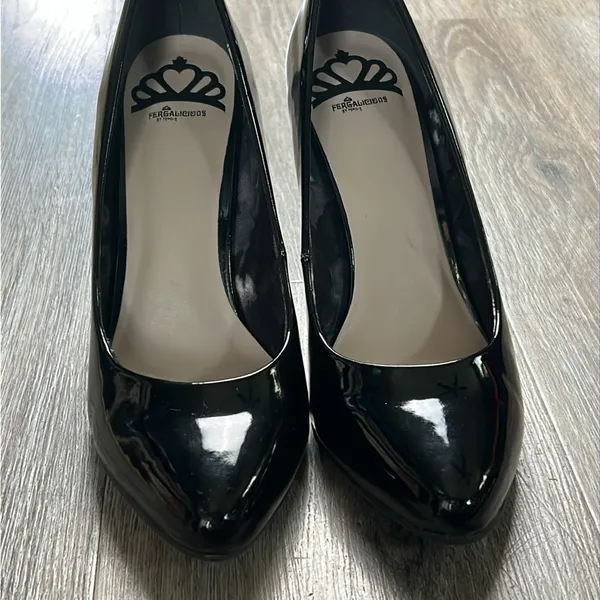 Fergalicious Black Heels Size 7.5 - Image 6