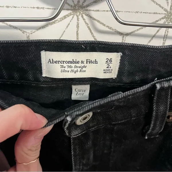 Abercrombie & Fitch The 90’s Ultra High Rise 2L Black - Image 3