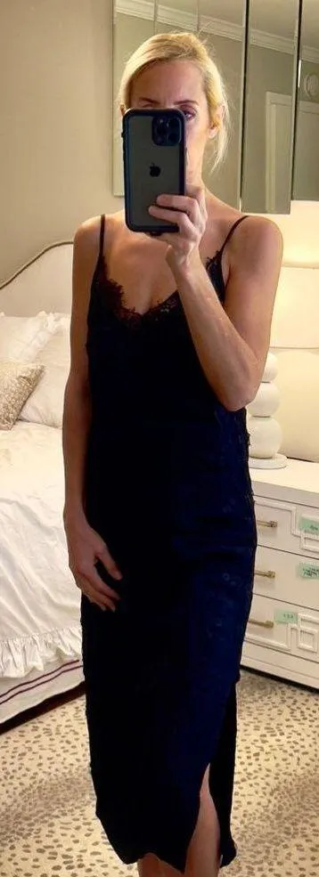 Evil Twin, Black Silk dress, XS - Image 7