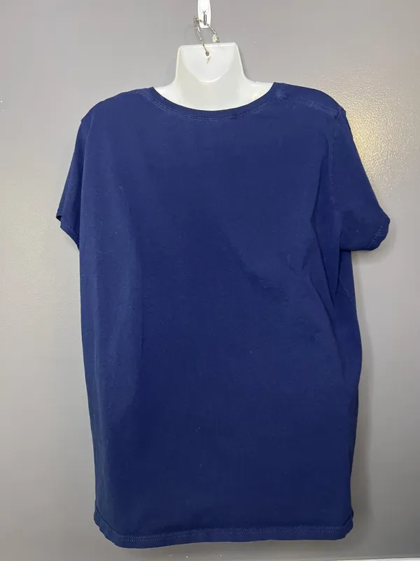 Delta Shirt Womens 2X Blue School Nurse Smiley Face Tie Dye Graphic Tee Shirt - Image 5
