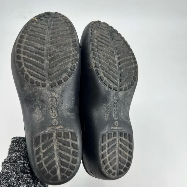 Crocs Tully Clogs Waterproof Slip On Lined Lightweight Mules Shoes Black Size 10 - Image 5