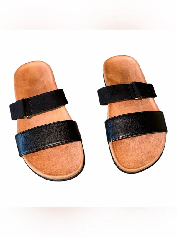 NEW $125 Vionic Elaine Slide Sandal 6.5 M, BLACK Slip On Comfort - Image 9