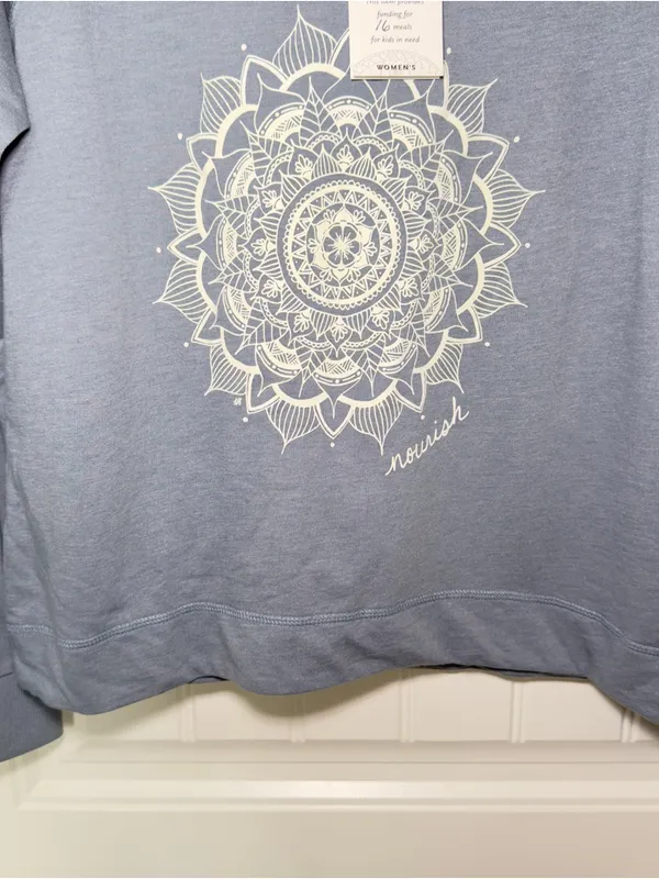 Nourish Women Medium Tree Mandela Spiritual Whimsical Shirt Granola Girl Indie - Image 5
