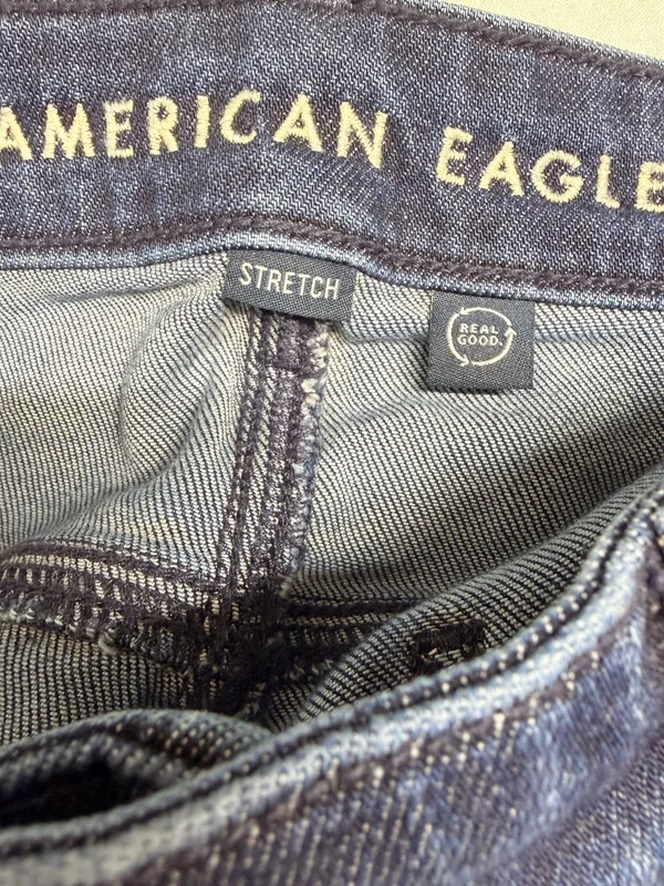 American Eagle AE Super High-Waisted Baggy Wide-Leg Jean 14 Short - Image 5