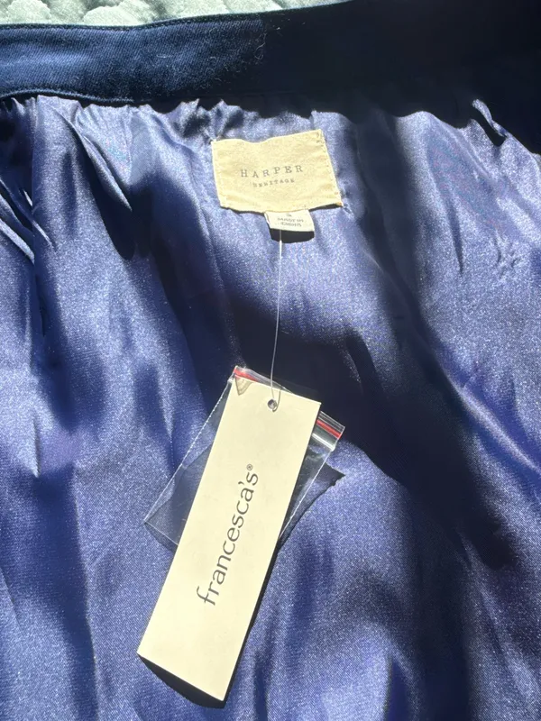 Navy Blue Francesca's Skirt - Image 3