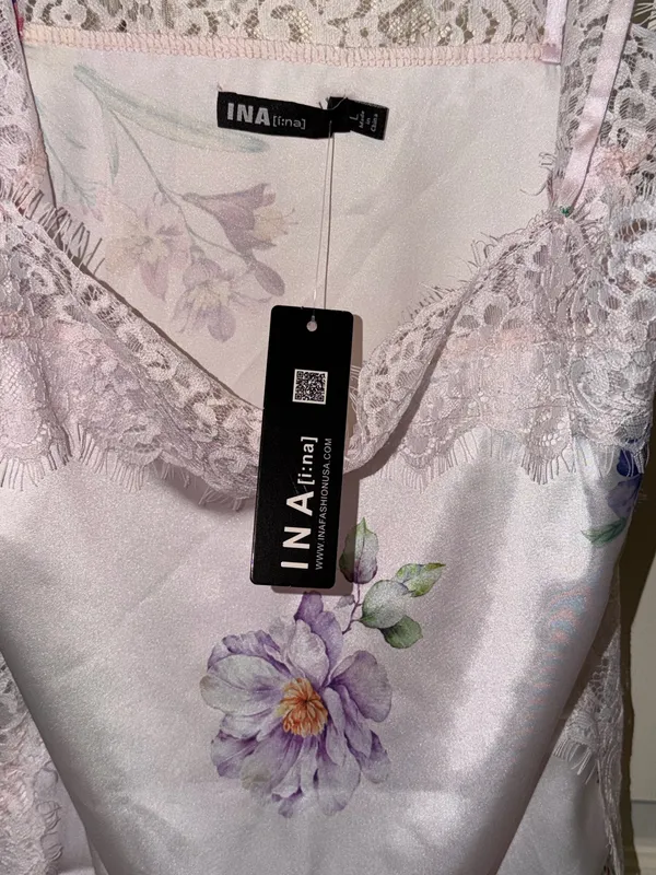 Lace Cami Top White Size L - Image 4