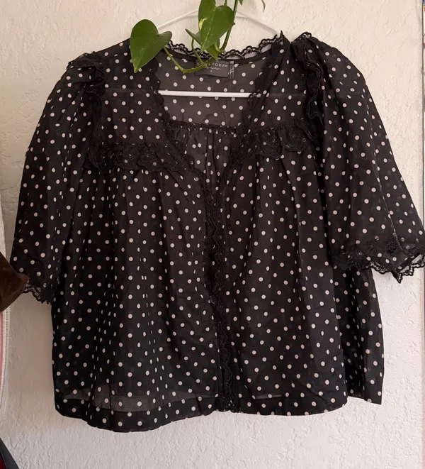 Free People Dress and forum Polka Dot blouse - Image 3