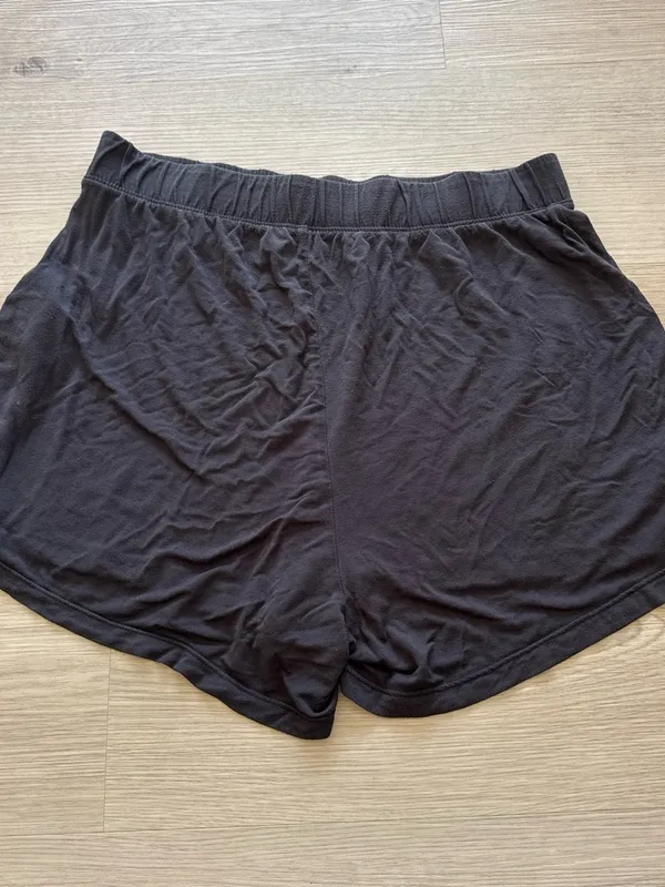 Women’s Black Shorts with Elastic Waistband - Image 2
