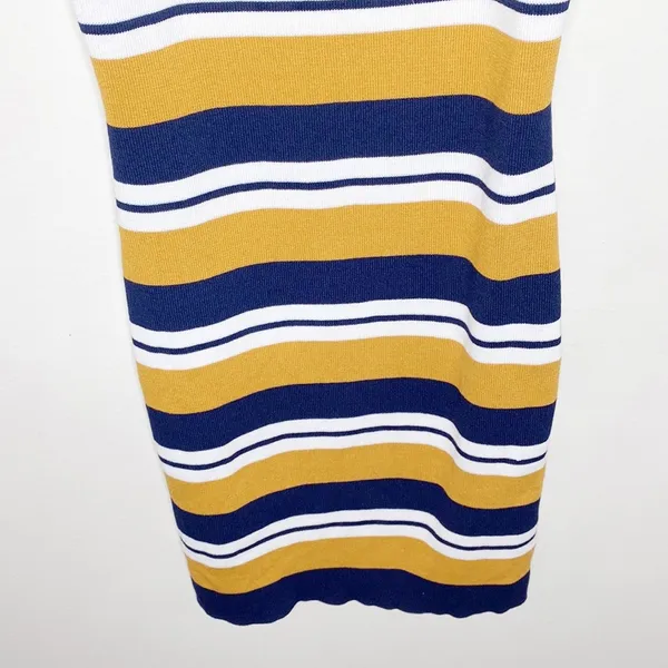 Windsor striped knit bodycon dress size L - Image 5