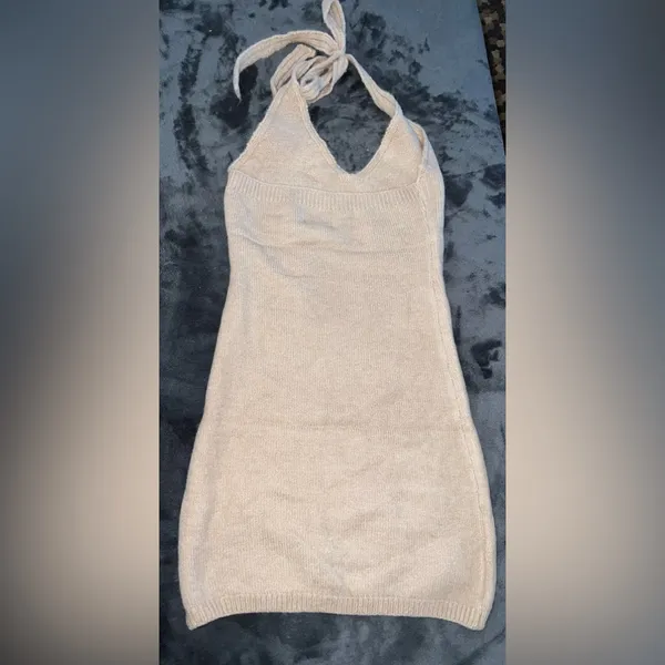 Princess Polly Blair Mini Dress in Beige Size XS/S New with tag - Image 10