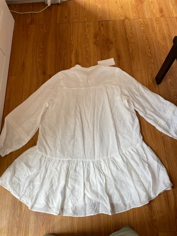 ZARA Pintuck Mini Dress NWT Size L - Image 13