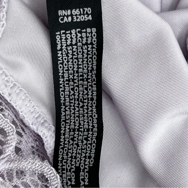 Urban Outfitters Out From Under Elegant Lavender Bodysuit-Under Wire in Bra-Sz M - Image 12
