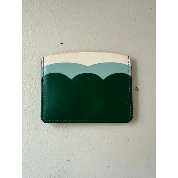 Kate Spade Gemma Cloud Mist Smooth Leather Small Dual-Sided Slim Card Holder - Image 3