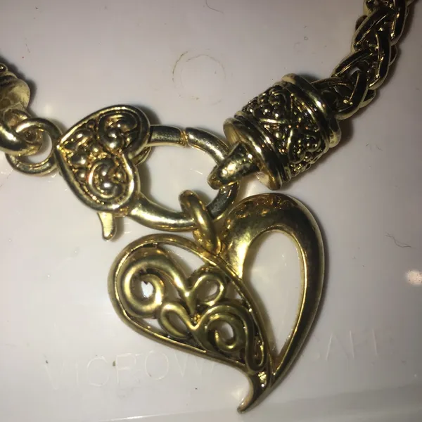 Hanging heart rope bracelet - Image 2