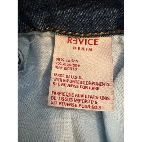 Revice Venus Crop Stargazer Star Patch Jeans 31 NWT - Image 6
