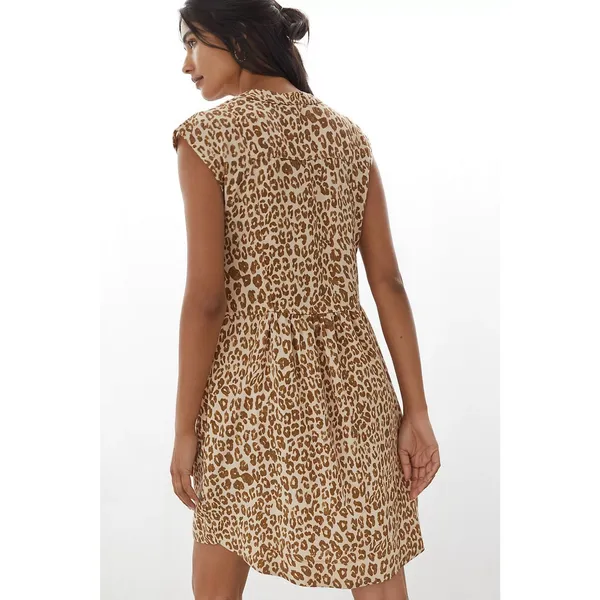 Pilcro Small Anthropologie Zahar Leopard-Print Tunic Dress - Image 3