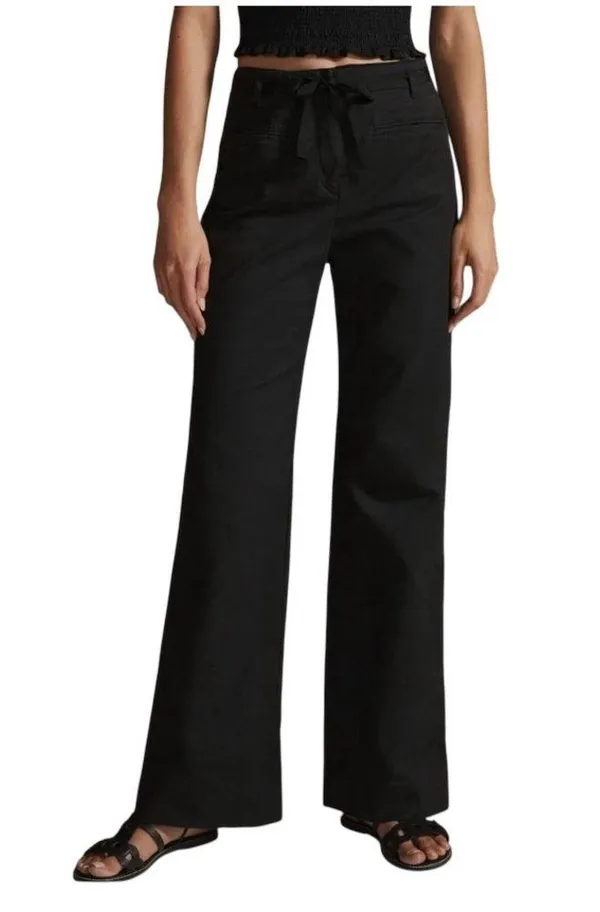 Maeve x Anthropologie - Black Wide-Leg Dress Pants Sz 10 - Image 2