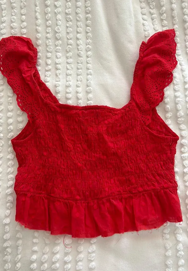 Urban Outfitters Red Top - Image 3